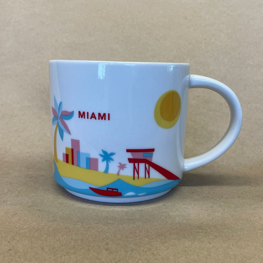 Starbucks You Are Here Series Miami Mug-2014